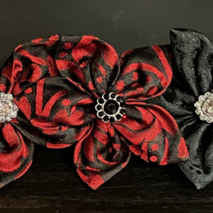 barrette Floriale trois fleurs accessoire pour cheveux