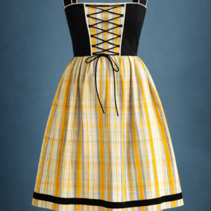 robe alsacienne moderne Rockholtz kelsch jaune
