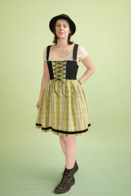 robe alsacienne moderne rockholtz en kelsch vert